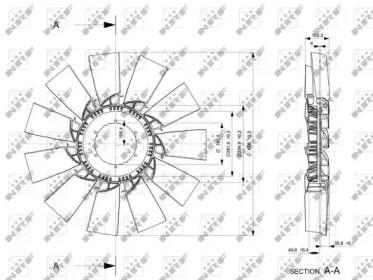 Рабочее колесо вентилятора WILMINK GROUP WG1721112