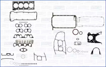 Комплект прокладок, двигатель WILMINK GROUP WG1164812