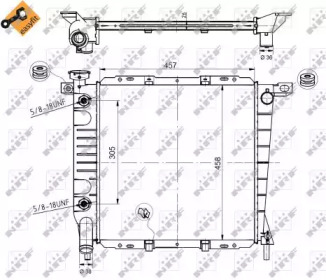 Радиатор, охлаждение двигателя WILMINK GROUP WG1721244