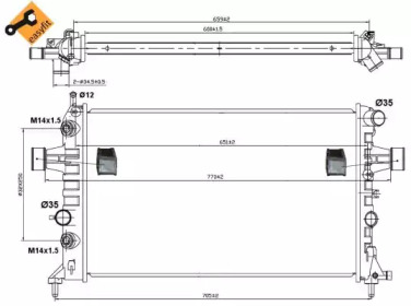 Теплообменник WILMINK GROUP WG1721381