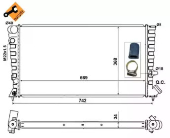 Теплообменник WILMINK GROUP WG1721702