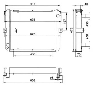 Теплообменник WILMINK GROUP WG1721864