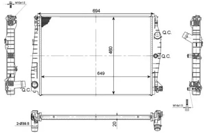 Теплообменник WILMINK GROUP WG1722050