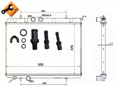 Теплообменник WILMINK GROUP WG1722056