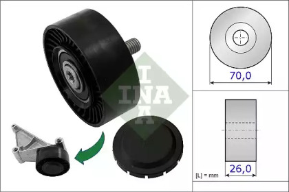 Паразитный / ведущий ролик, поликлиновой ремень WILMINK GROUP WG1253145