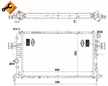 Теплообменник WILMINK GROUP WG1722322