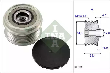 Механизм свободного хода генератора WILMINK GROUP WG1253642