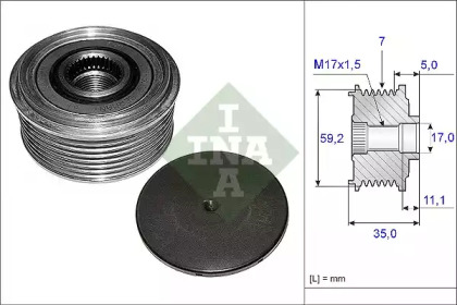 Механизм свободного хода генератора WILMINK GROUP WG1253663