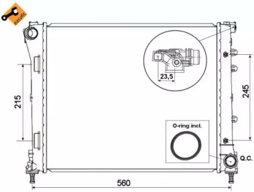 Теплообменник WILMINK GROUP WG1722393