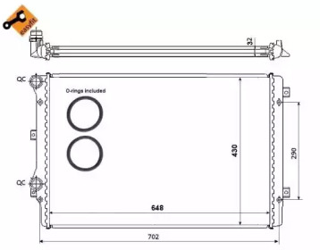 Теплообменник WILMINK GROUP WG1722624