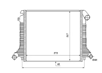 Радиатор, охлаждение двигателя WILMINK GROUP WG1722659