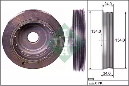 Ременный шкив WILMINK GROUP WG1254406