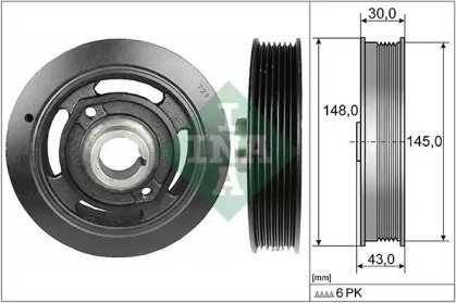 Ременный шкив WILMINK GROUP WG1725063