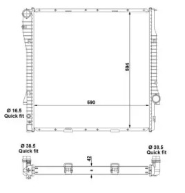 Теплообменник WILMINK GROUP WG1722927