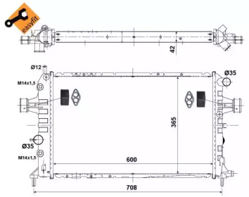 Теплообменник WILMINK GROUP WG1722952