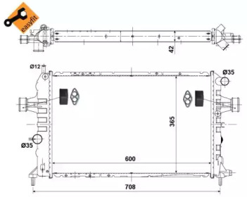 Теплообменник WILMINK GROUP WG1723174