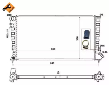 Теплообменник WILMINK GROUP WG1723184