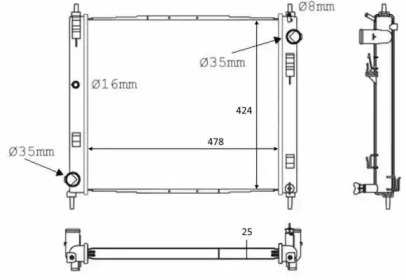 Теплообменник WILMINK GROUP WG1723216