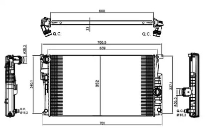 Теплообменник WILMINK GROUP WG1723365