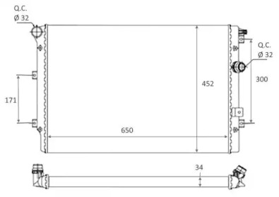 Теплообменник WILMINK GROUP WG1723414