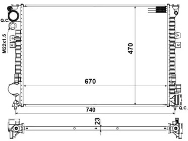 Теплообменник WILMINK GROUP WG1723586