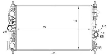 Теплообменник WILMINK GROUP WG1723617