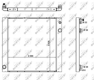 Радиатор, охлаждение двигателя WILMINK GROUP WG1725600