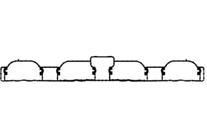 Прокладка, впускной коллектор WILMINK GROUP WG1189634