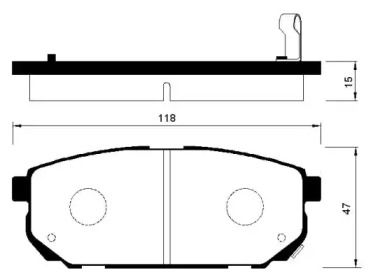 Комплект тормозных колодок FI.BA FBP4160