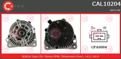 Генератор CASCO CAL10204AS