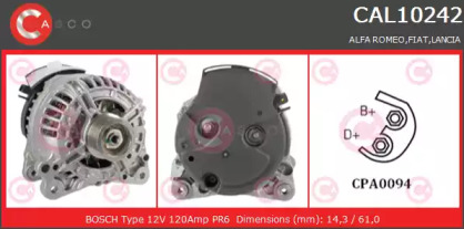 Генератор CASCO CAL10242AS