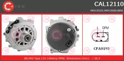 Генератор CASCO CAL12110AS