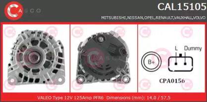 Генератор CASCO CAL15105AS