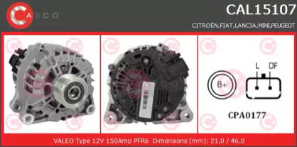 Генератор CASCO CAL15107AS