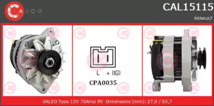 Генератор CASCO CAL15115AS