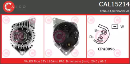 Генератор CASCO CAL15214AS