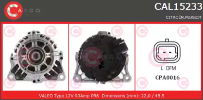 Генератор CASCO CAL15233AS