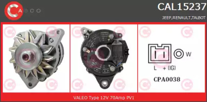 Генератор CASCO CAL15237AS