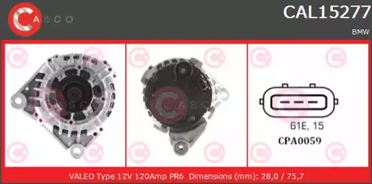 Генератор CASCO CAL15277GS