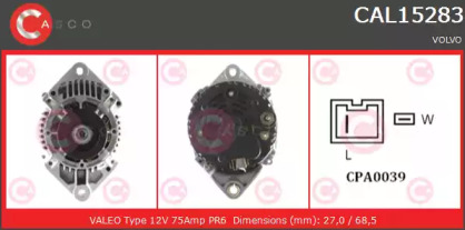 Генератор CASCO CAL15283AS