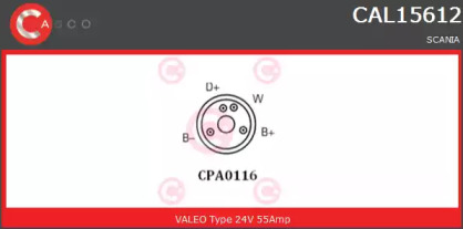 Генератор CASCO CAL15612GS