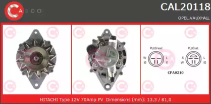 Генератор CASCO CAL20118AS