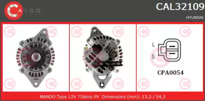 Генератор CASCO CAL32109GS