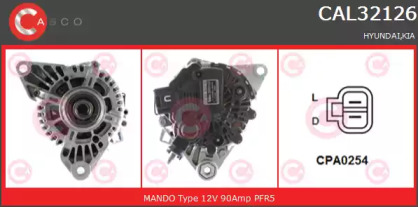 Генератор CASCO CAL32126GS