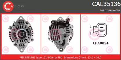 Генератор CASCO CAL35136AS