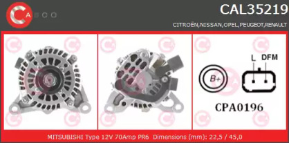 Генератор CASCO CAL35219AS