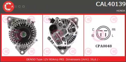 Генератор CASCO CAL40139AS