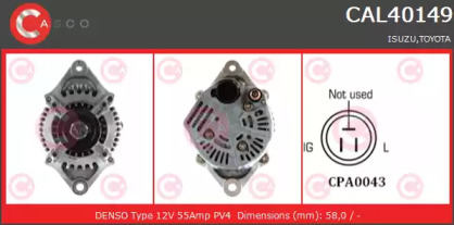 Генератор CASCO CAL40149AS