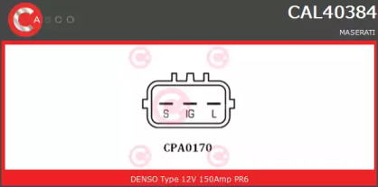 Генератор CASCO CAL40384AS