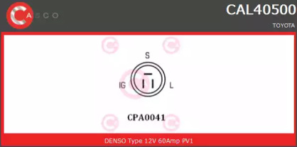 Генератор CASCO CAL40500AS